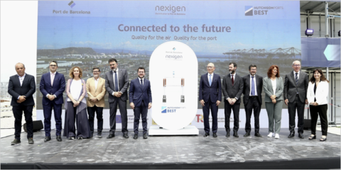 El Puerto de Barcelona inaugura un sistema Onshore Power Supply para el suministro eléctrico a barcos