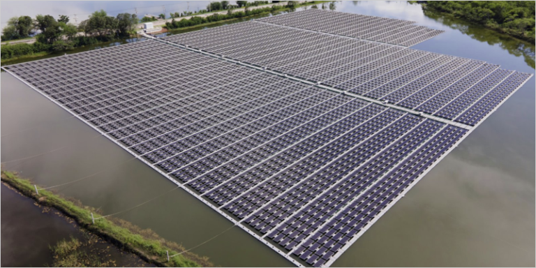 planta fotovoltaica flotante