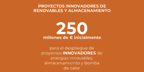 Ayudas de 250 millones de euros para proyectos innovadores de energías renovables