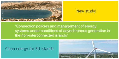 Nuevo estudio sobre los sistemas energéticos en generación asíncrona en islas no interconectadas de la UE
