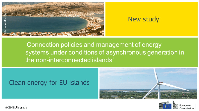 Estudio de la Secretaría de Energía Limpia para las islas de la UE.