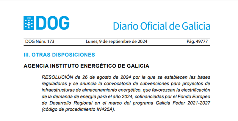 Diario Oficial de Galicia.