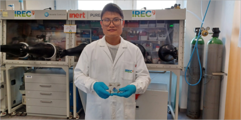 Una investigación coordinada por el IREC optimiza el rendimiento de las baterías recargables de zinc-aire