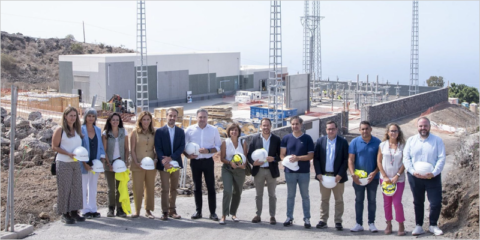 Avanzan las obras para poner en servicio la interconexión eléctrica Tenerife-La Gomera en 2025