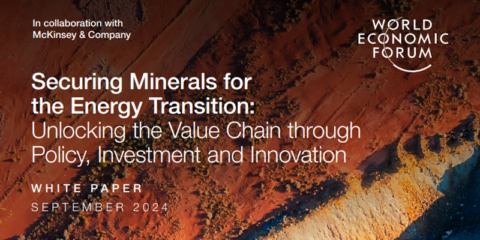 El Foro Económico Mundial analiza la oferta y demanda de minerales críticos para la transición energética