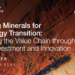 El Foro Económico Mundial analiza la oferta y demanda de minerales críticos para la transición energética