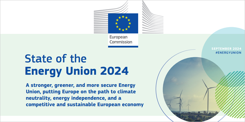 El Informe sobre el estado de la Unión de la Energía de 2024 describe cómo la UE ha gestionado los grandes retos en el panorama de la política energética.