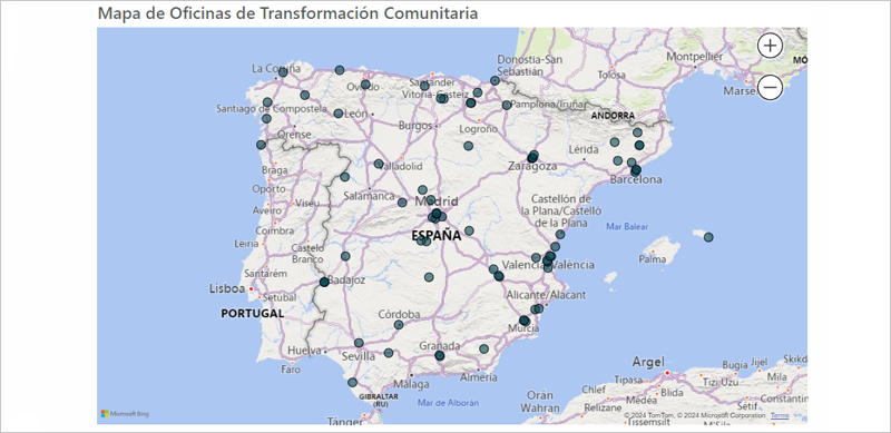 Mapa de OTCs del IDAE.