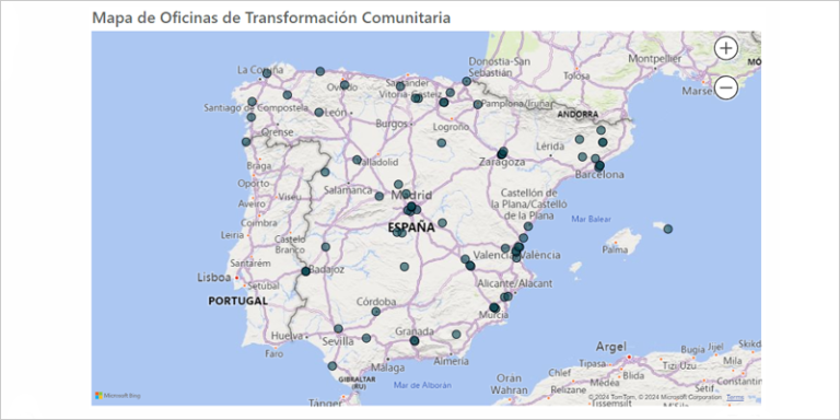 Mapa de OTCs del IDAE.