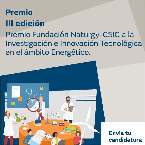 Cartel del Premio Fundación Naturgy-CSIC.