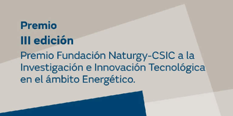 Cartel del Premio Fundación Naturgy-CSIC.