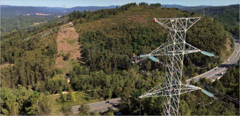 línea eléctrica de 220 kV Lousame - Tibo