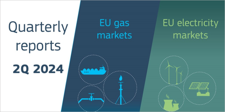 cartel de los informes trimestrales de los mercados de electricidad y gas de la UE