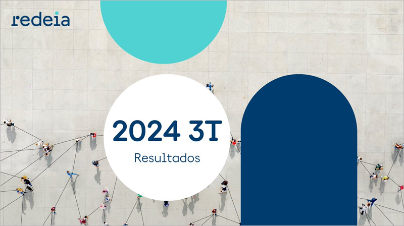 cartel resultados de Redeia del tercer trimestre de 2024