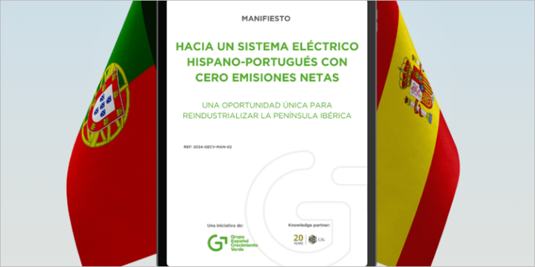 manifiesto para acelerar la descarbonización del sistema eléctrico de la Península Ibérica