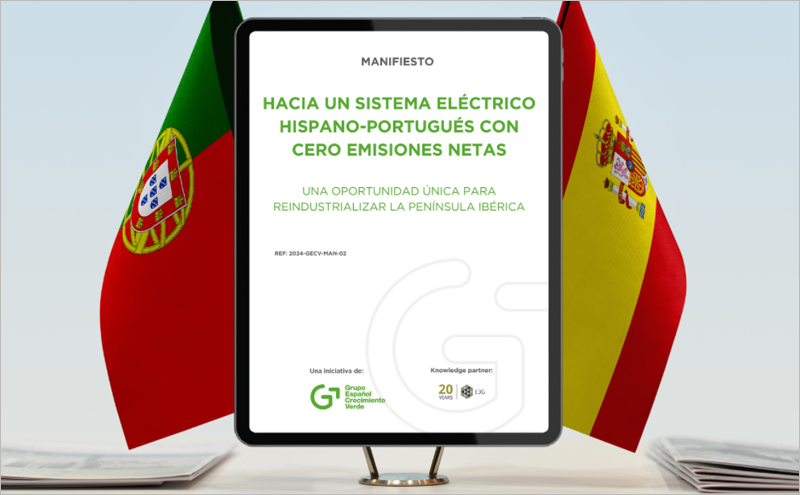 manifiesto para acelerar la descarbonización del sistema eléctrico de la Península Ibérica