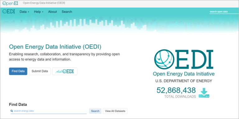 Iniciativa de Datos Abiertos sobre Energía (OEDI)