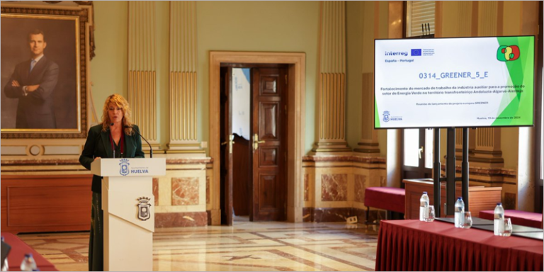 El Salón de Plenos del Ayuntamiento de Huelva ha acogido la presentación del proyecto Greener.