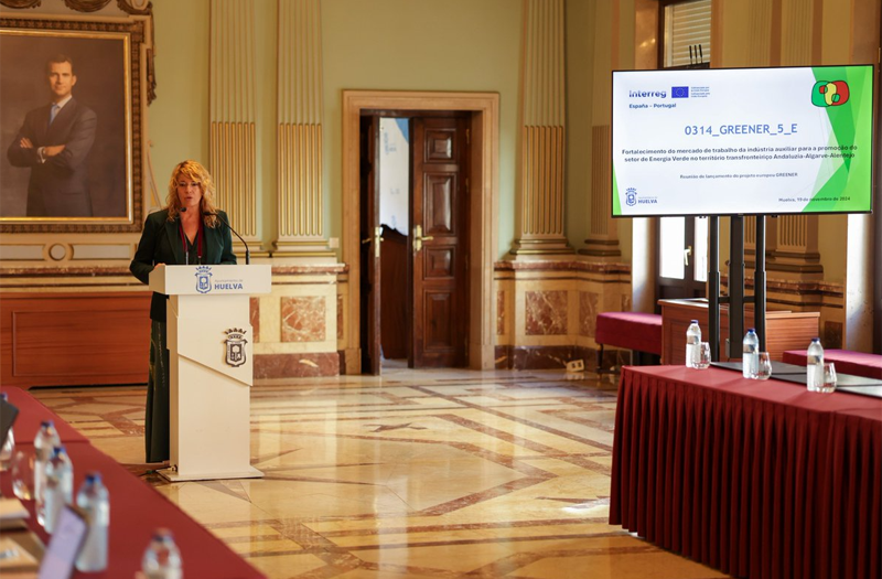 El Salón de Plenos del Ayuntamiento de Huelva ha acogido la presentación del proyecto Greener.