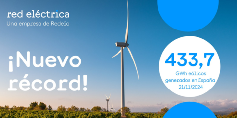 La generación de electricidad renovable anual registra un nuevo récord en España