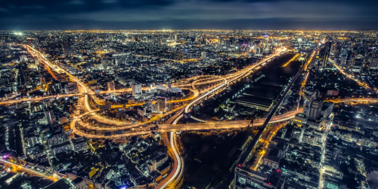 energía eléctrica en una ciudad