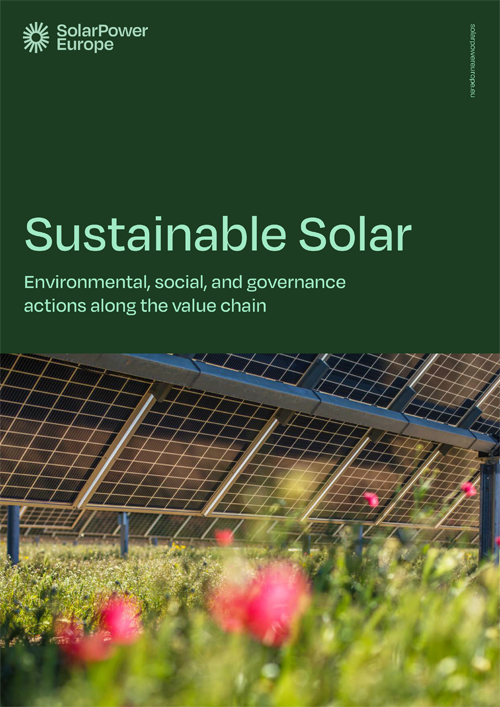 SolarPower Europe lanza un informe sobre sostenibilidad solar