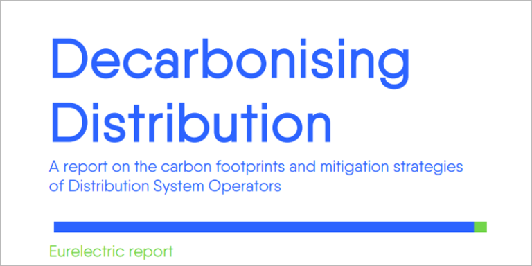 Informe de Eurelectric sobre estrategias de descarbonización para operadores de sistemas de distribución