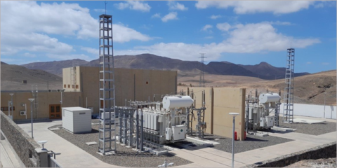 El nuevo eje de doble circuito de 132 kV y cinco subestaciones eléctricas se pone en servicio en Fuerteventura