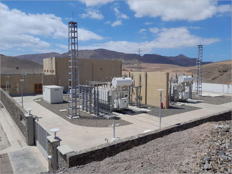 eje eléctrico de doble circuito de 132 kV en Fuerteventura 