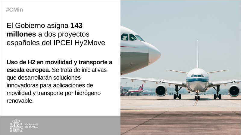 Se trata de iniciativas que desarrollarán soluciones innovadoras para aplicaciones de movilidad y transporte por hidrógeno renovable