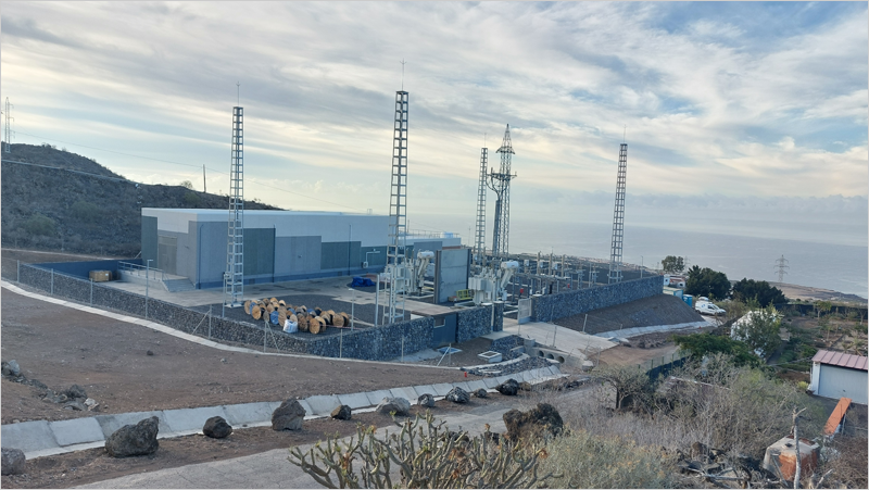 Finalizan las obras de la subestación de Chío 66 kV, interconexión eléctrica Tenerife-La Gomera