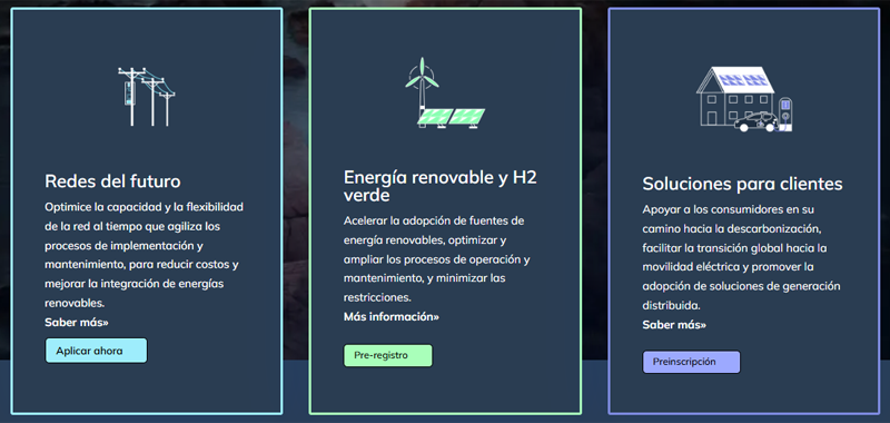 El primero de los tres módulos previstos para esta edición, el de redes eléctricas, tiene abierta la inscripción de startups de todo el mundo hasta el 21 de febrero.