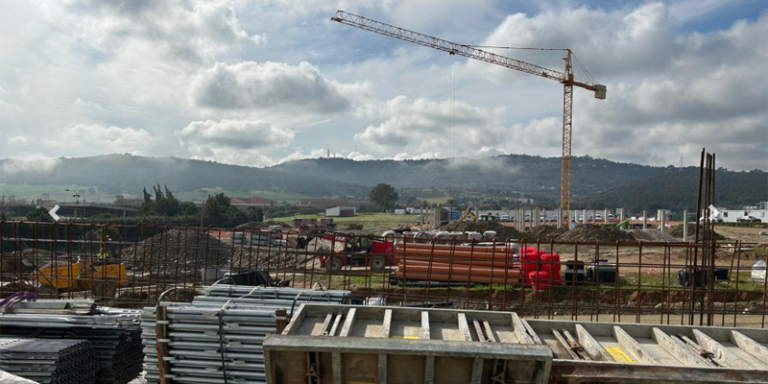 obras del complejo del Centro Ibérico de Almacenamiento Energético de Cáceres