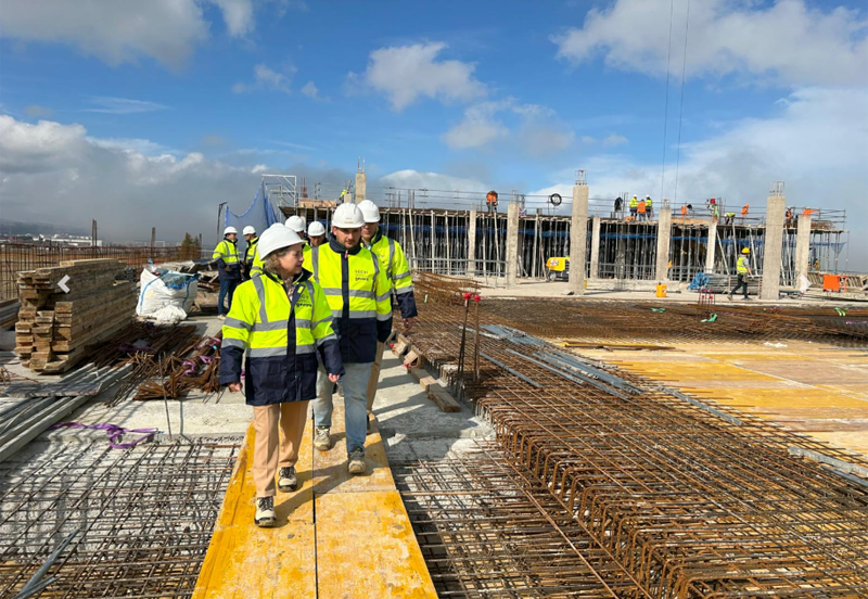 obras del complejo del Centro Ibérico de Almacenamiento Energético de Cáceres 