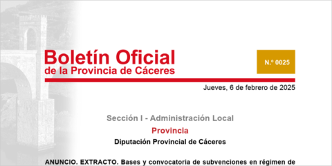 La Diputación de Cáceres convoca ayudas para mejorar la infraestructura eléctrica