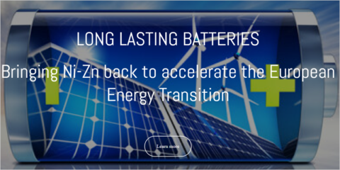 Impulso a las baterías de níquel-zinc para almacenar energía renovable con el proyecto Lolabat