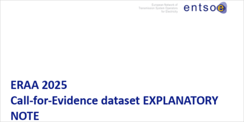 Abierta una consulta de ENTSO-E sobre los datos de entrada preliminares de la ERAA 2025