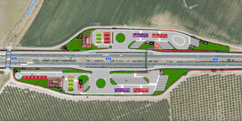 Nuevo programa para crear áreas de servicio con estaciones de recarga ultrarrápida para vehículos eléctricos