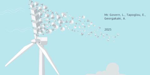 El JRC analiza en un informe los flujos de residuos de materiales de la energía eólica en la Unión Europea