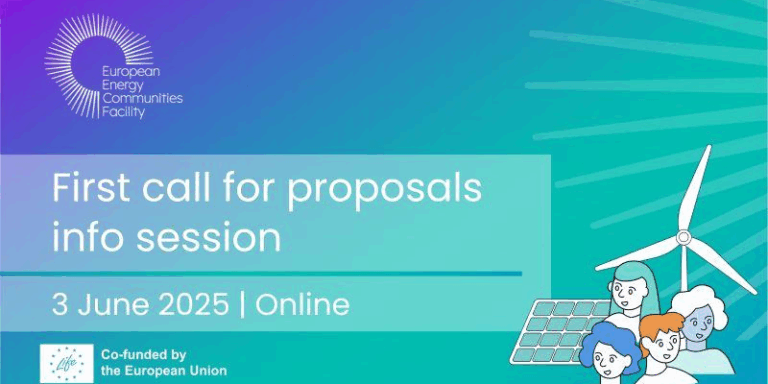 Convocatoria para proyectos de energía limpia del Mecanismo de Comunidades Energéticas Europeas