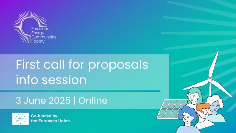 Convocatoria para proyectos de energía limpia del Mecanismo de Comunidades Energéticas Europeas