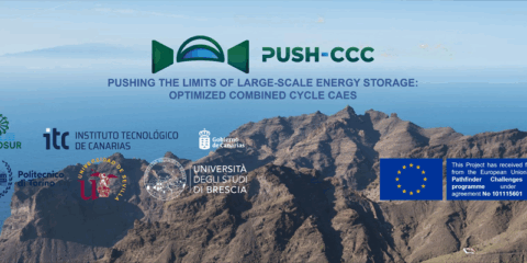 El proyecto PUSH-CCC impulsará la tecnología de almacenamiento de energía por aire comprimido