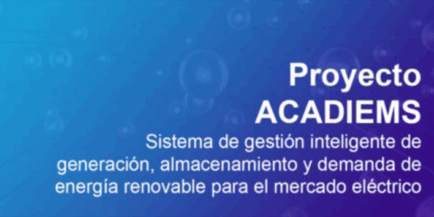 El proyecto Acadiems desarrolla un sistema basado en IA para la gestión de la energía
