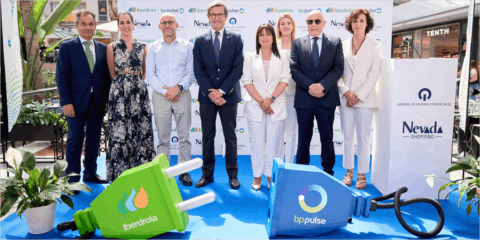 Inaugurado un megahub de recarga para vehículos eléctricos en la provincia de Granada