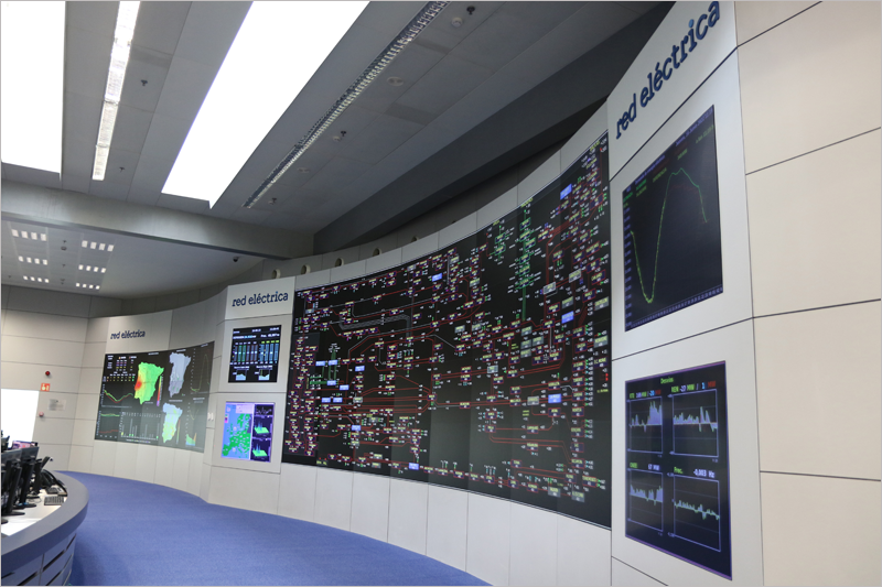 centro de control de Red Eléctrica