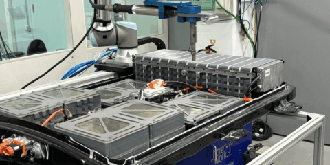 Nuevo sistema automatizado basado en IA para desmantelar y clasificar baterías de vehículos eléctricos