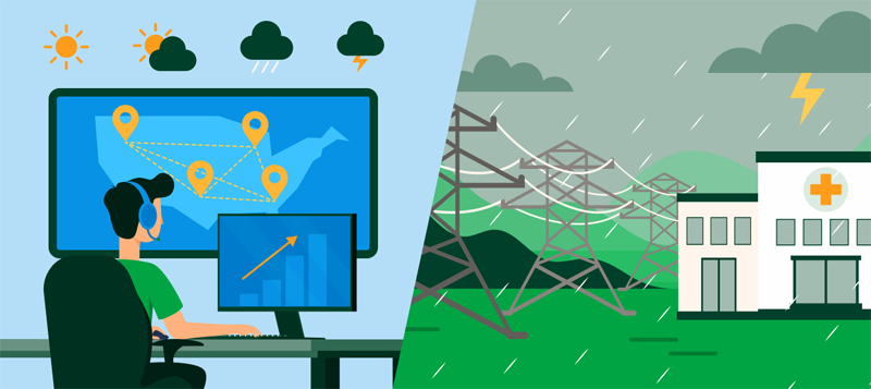 Reto de Iberdrola de redes eléctricas.