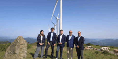 Inversión de 59 millones de euros para la construcción del parque eólico de Labraza en Euskadi