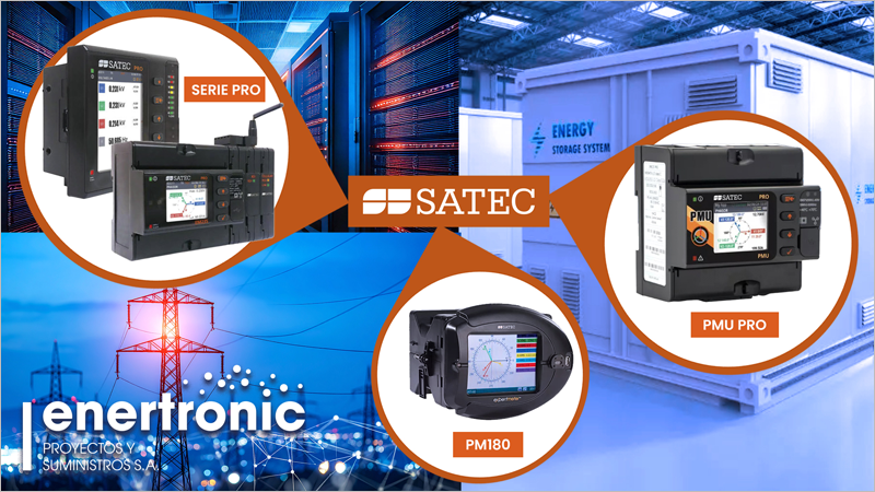 soluciones monitorización y análisis eléctrico de SATEC