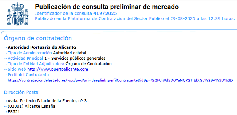 Consulta Preliminar al Mercado para desarrollar una planta de hidrógeno verde en el Puerto de Alicante